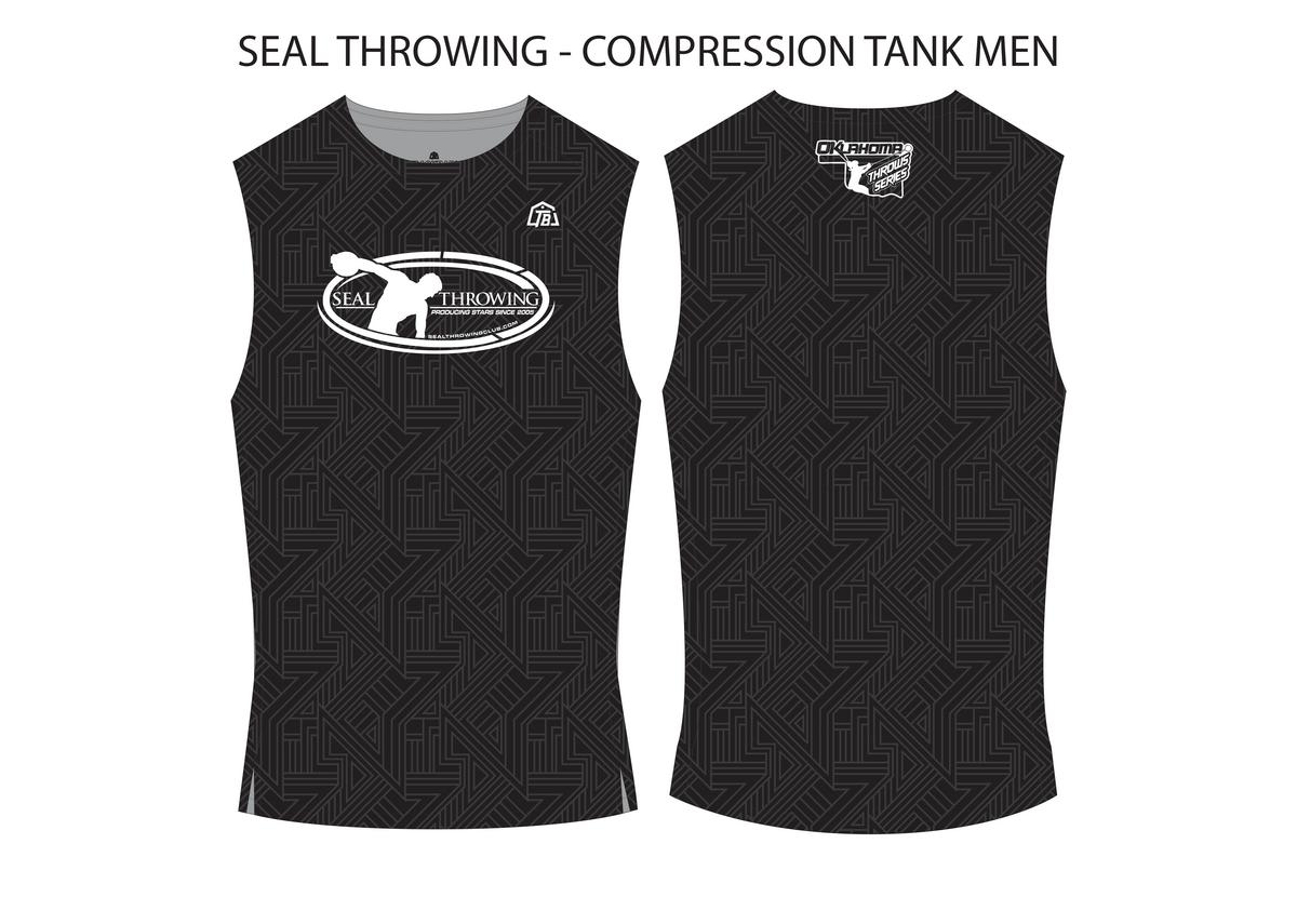 Seal Throwing Club LLC - Youth Compression Tank - FT - Black - TrackBarn