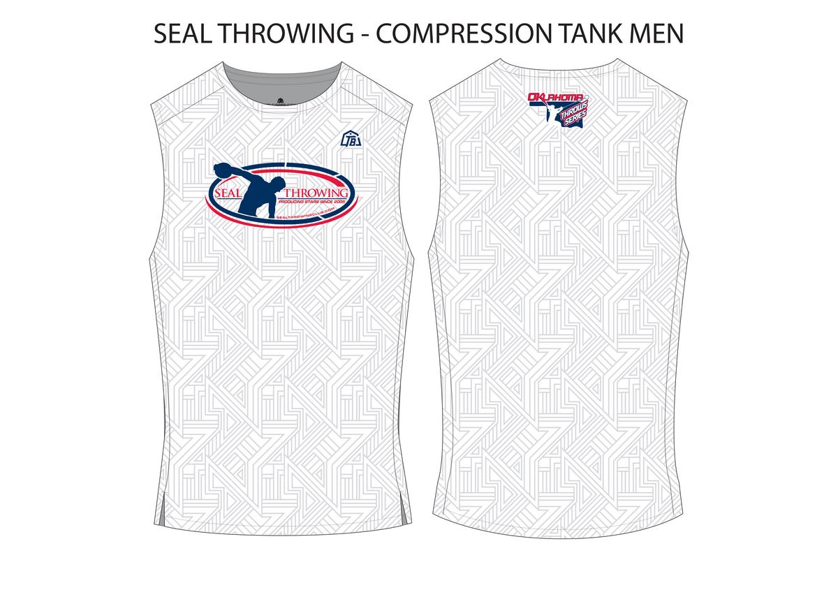 Seal Throwing Club LLC - Youth Compression Tank - FT - White - TrackBarn