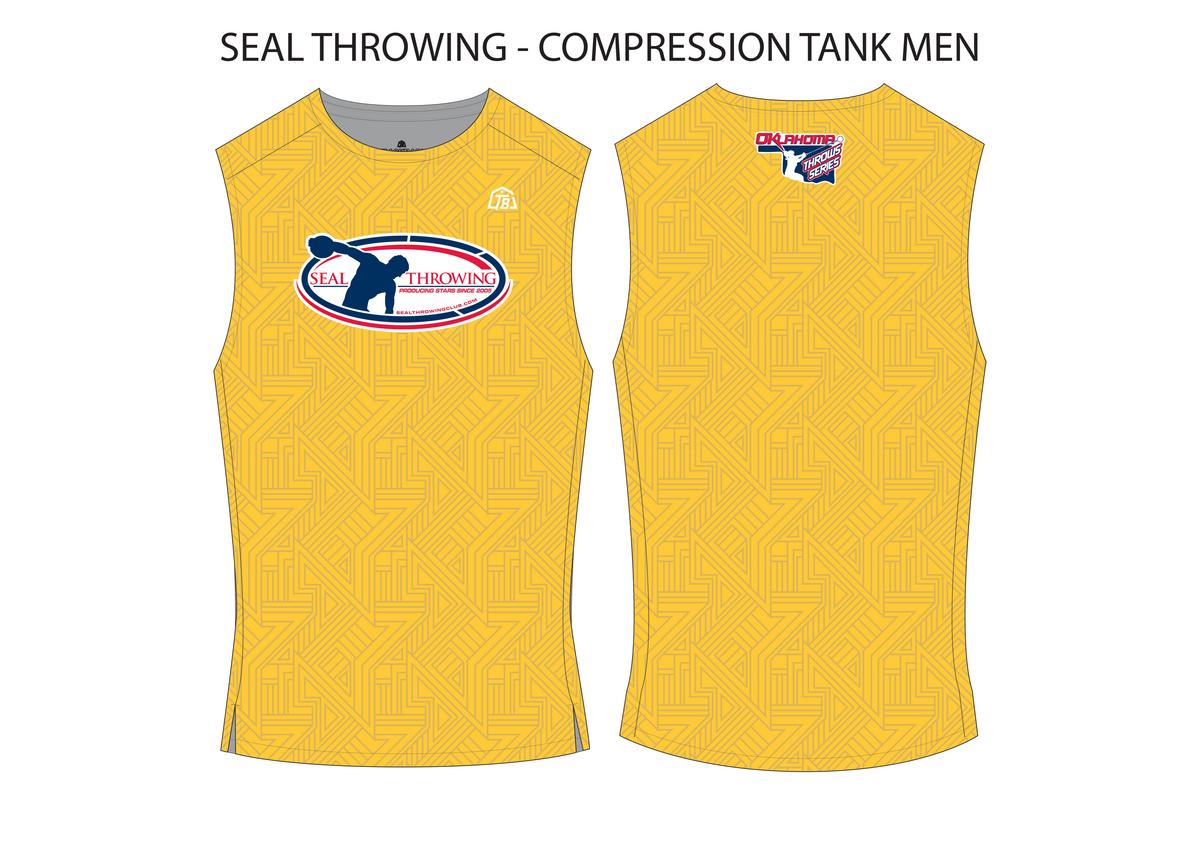 Seal Throwing Club LLC - Youth Compression Tank - FT - Yellow - TrackBarn