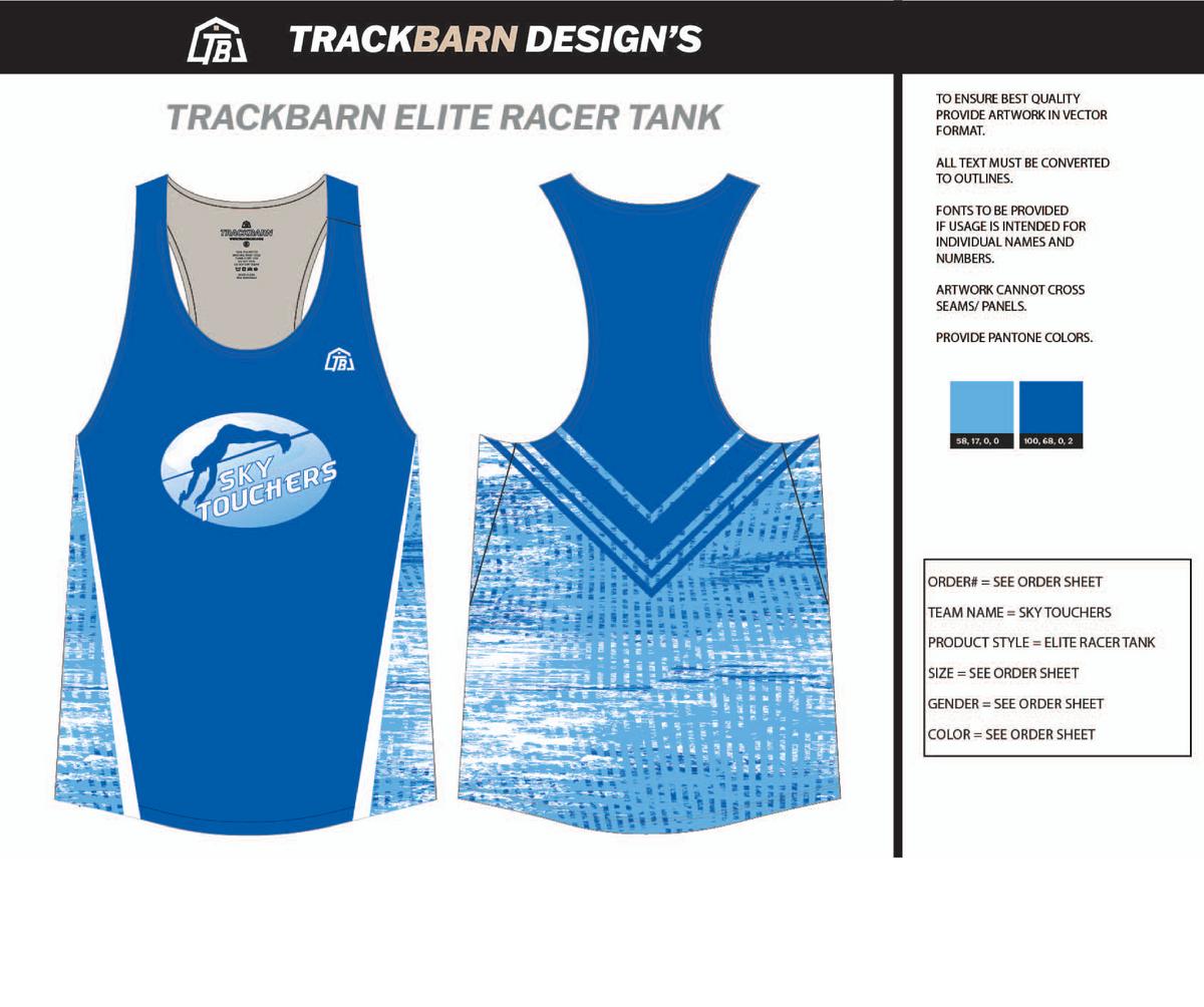 Sky Touchers - Mens Track Singlet - TrackBarn