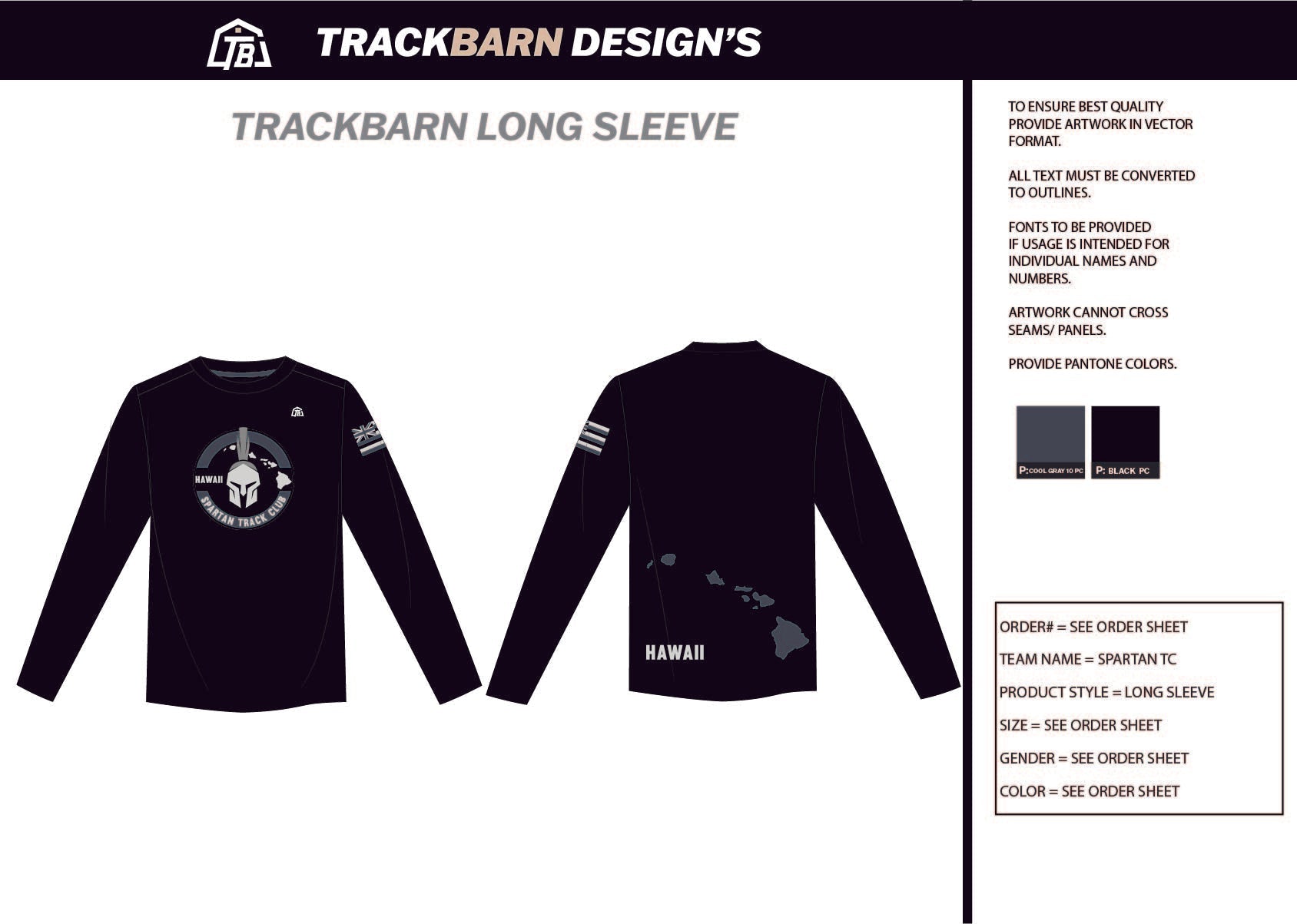 Spartan - TC - Mens Stretch Light LS Tee - TrackBarn