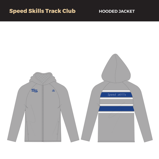 Speed Skills Track Club - Women Hooded Jacket (2880) - TrackBarn