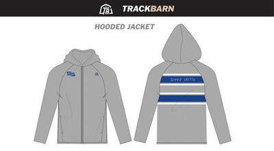 Speed Skills Track Club - Women Hooded Jacket - Gray - TrackBarn