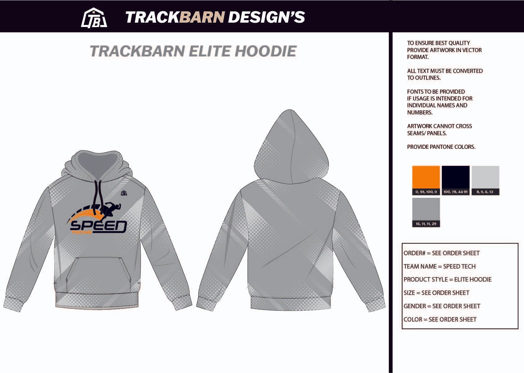 Speed - Techs - Womens Pullover Hoodie - TrackBarn