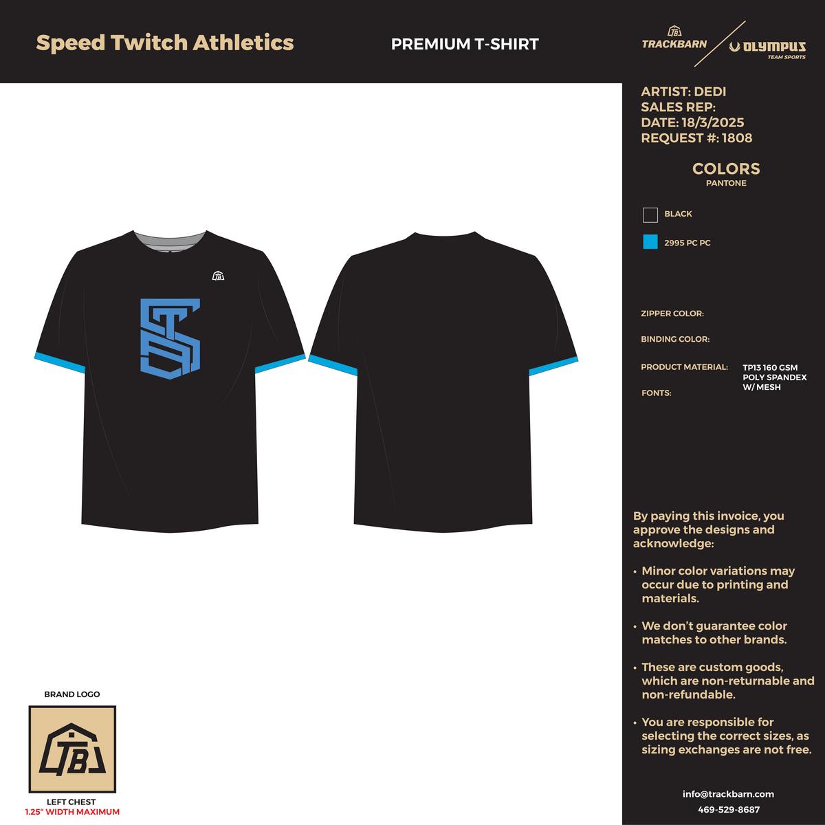 Speed Twitch Athletics - T-Shirt - TrackBarn
