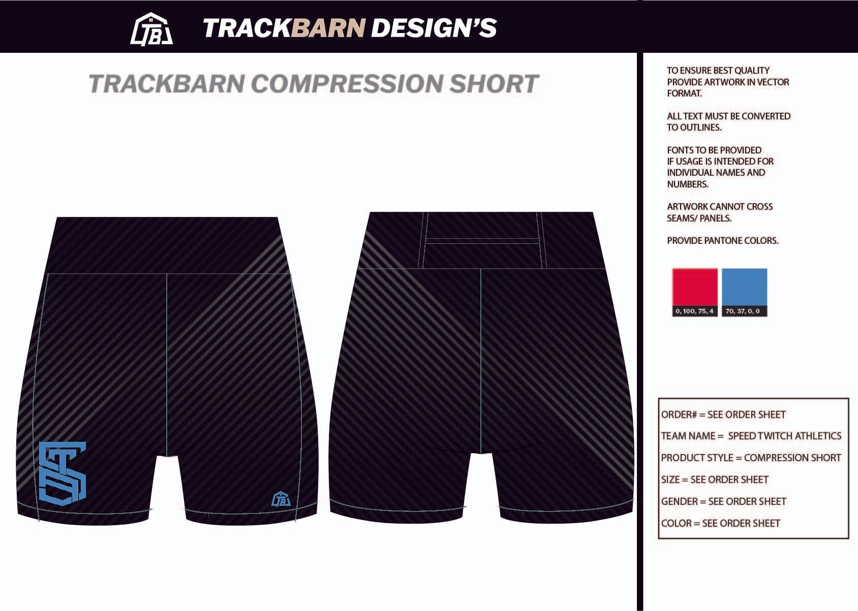 Speed - Twitch - Athletics Womens Short Running Tight - TrackBarn