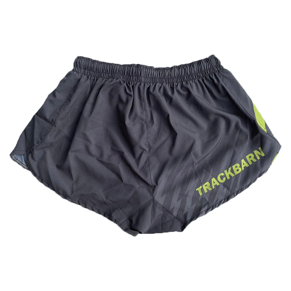 Split Shorts with Green Logo - TrackBarn