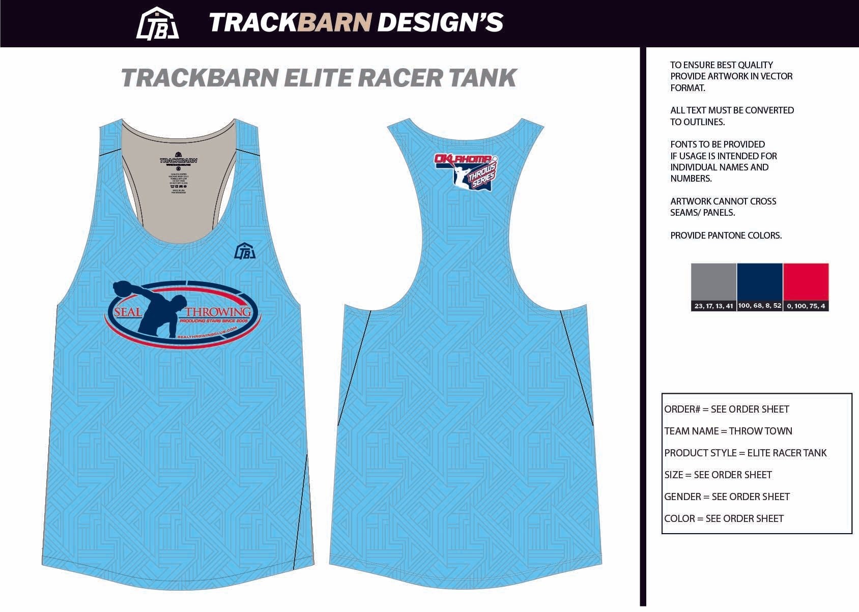 Throw - Town - Womens Track Singlet - TrackBarn