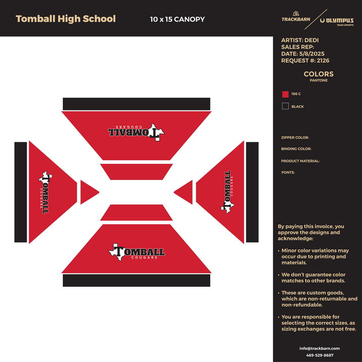 Tomball High School - Velocity Backpack (1143) - TrackBarn