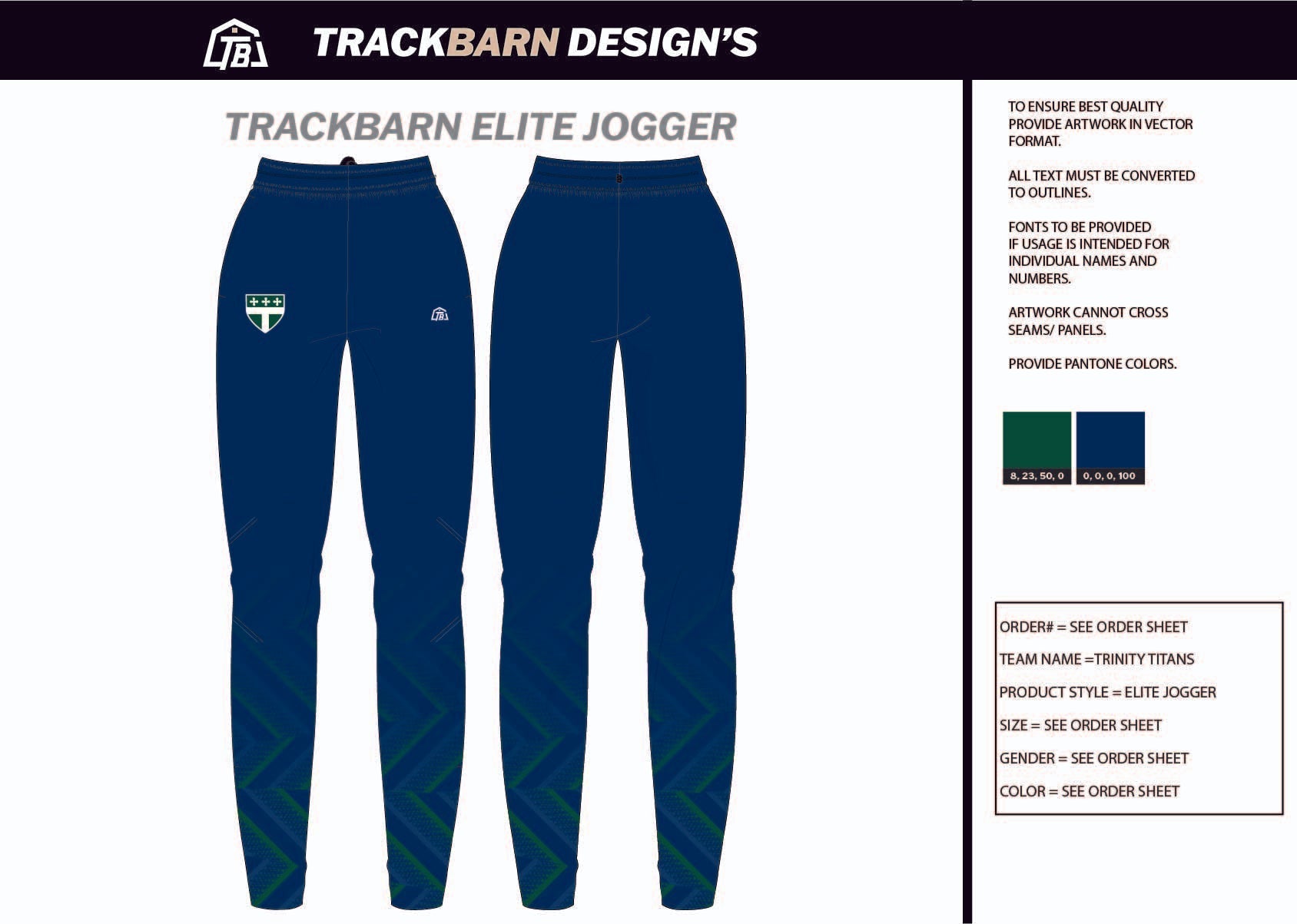 Trinity - Titans - Adults Jogger - TrackBarn