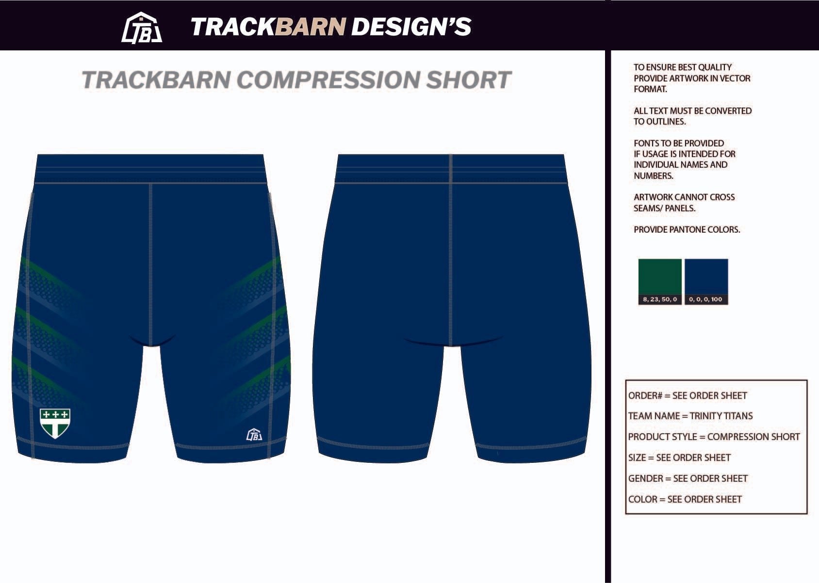 Trinity - Titans - Mens Short Running Tight - TrackBarn