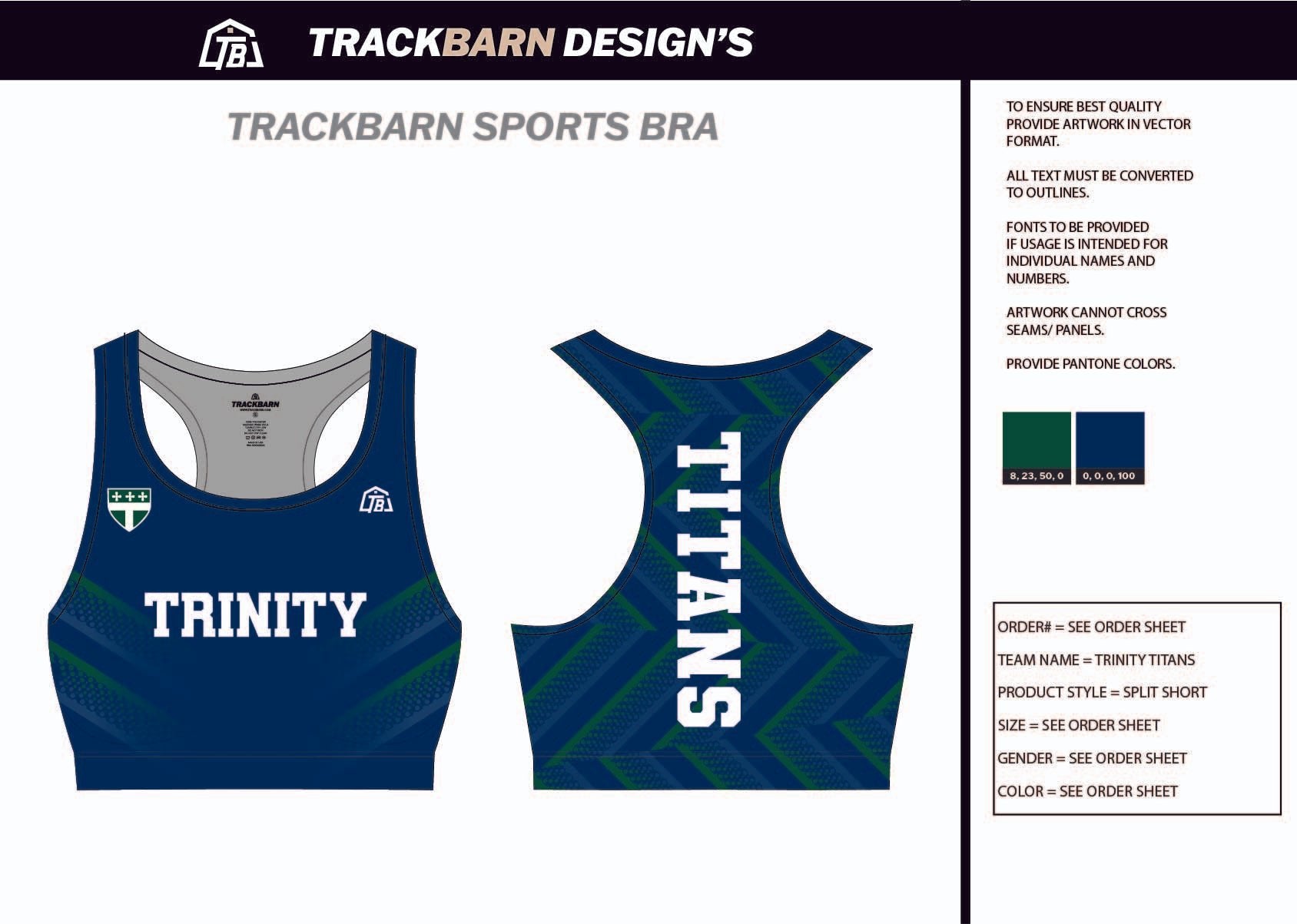 Trinity - Titans - Sports Bra - TrackBarn