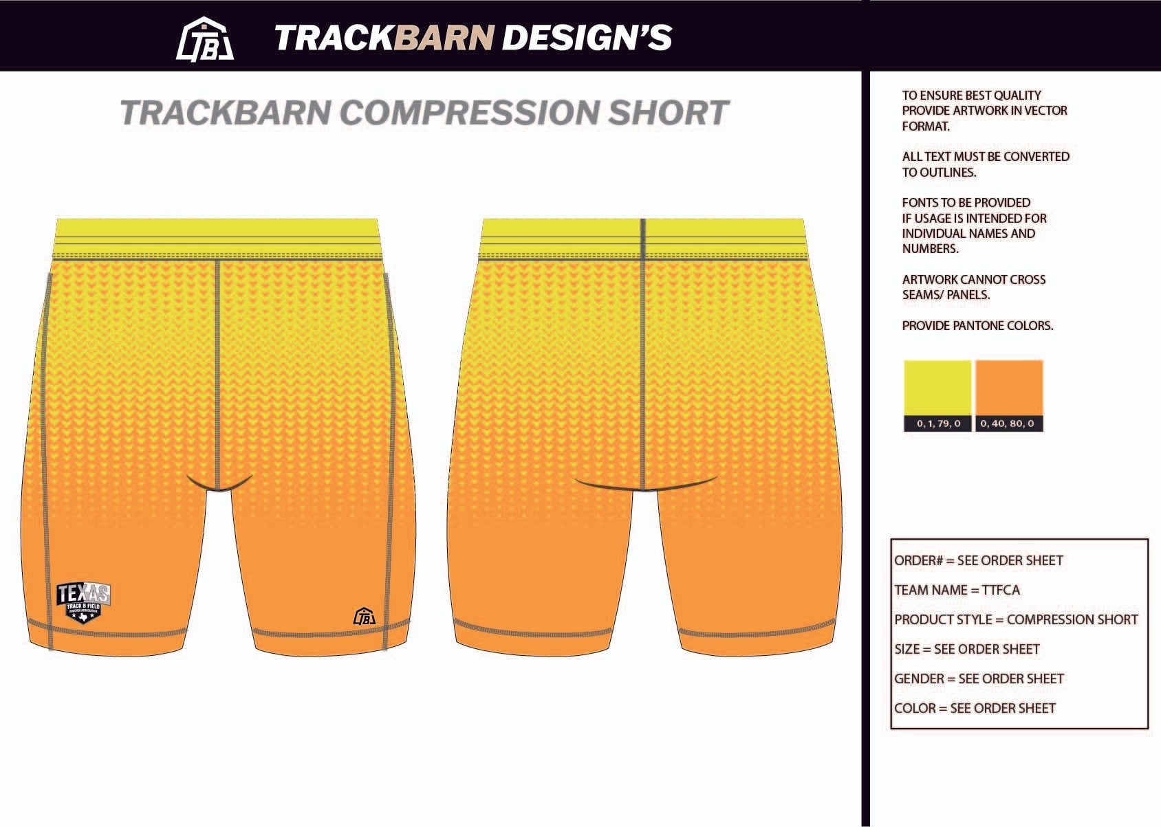 TTFCA - Mens Short Running Tight - TrackBarn