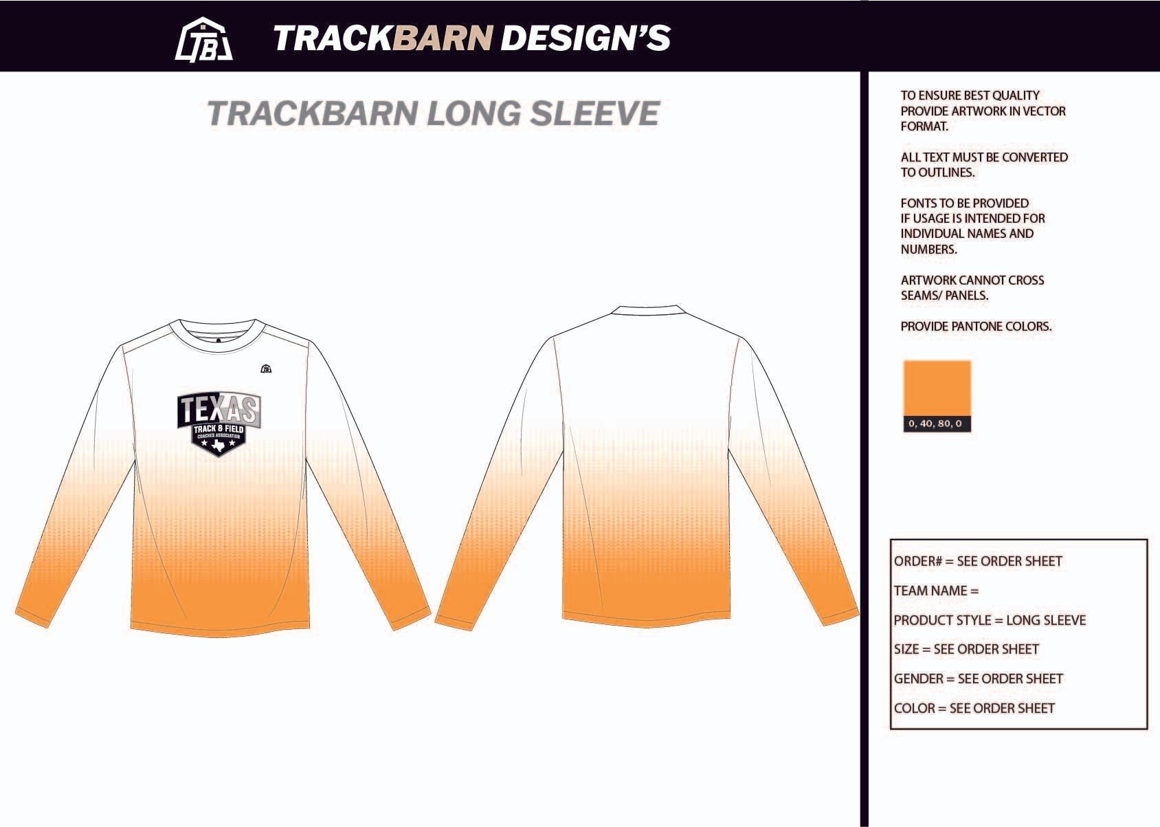 TTFCA - Mens Stretch Light LS Tee - TrackBarn