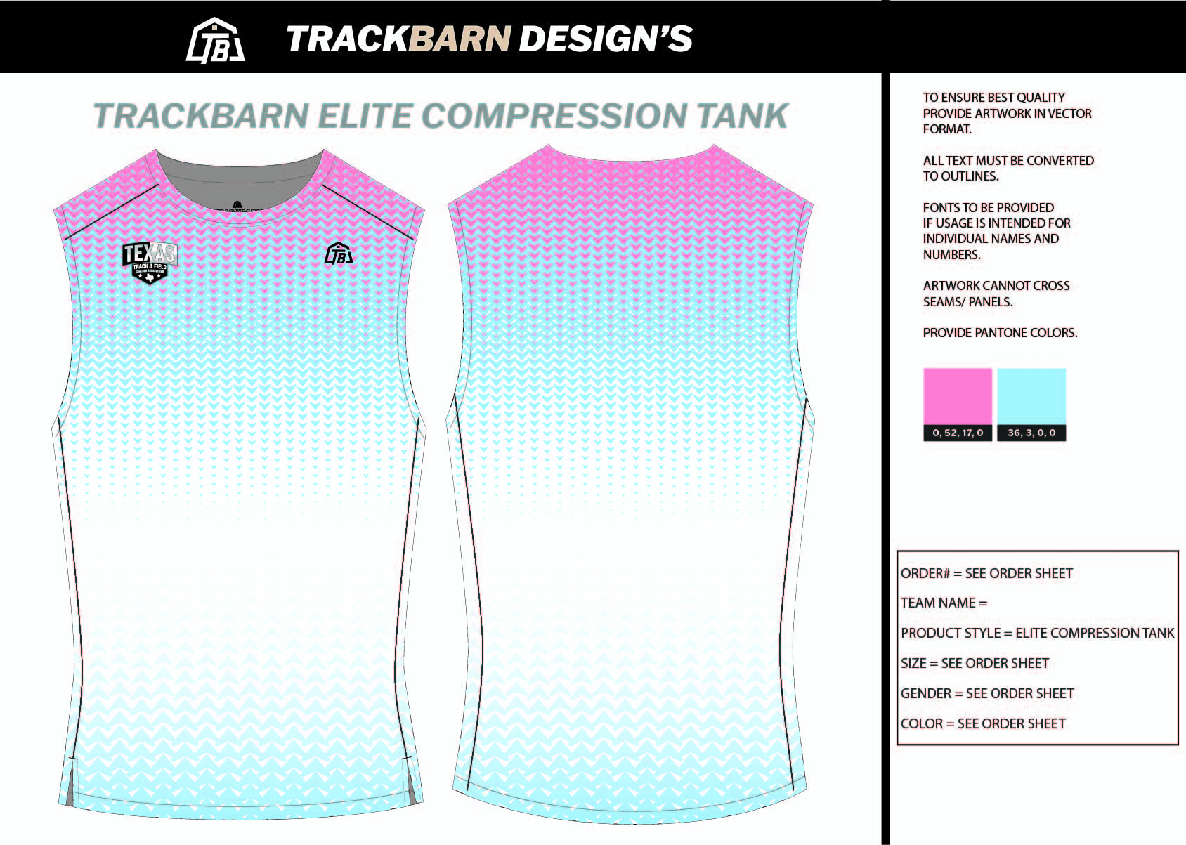 TTFCA - Mens Track Compression Tank - TrackBarn