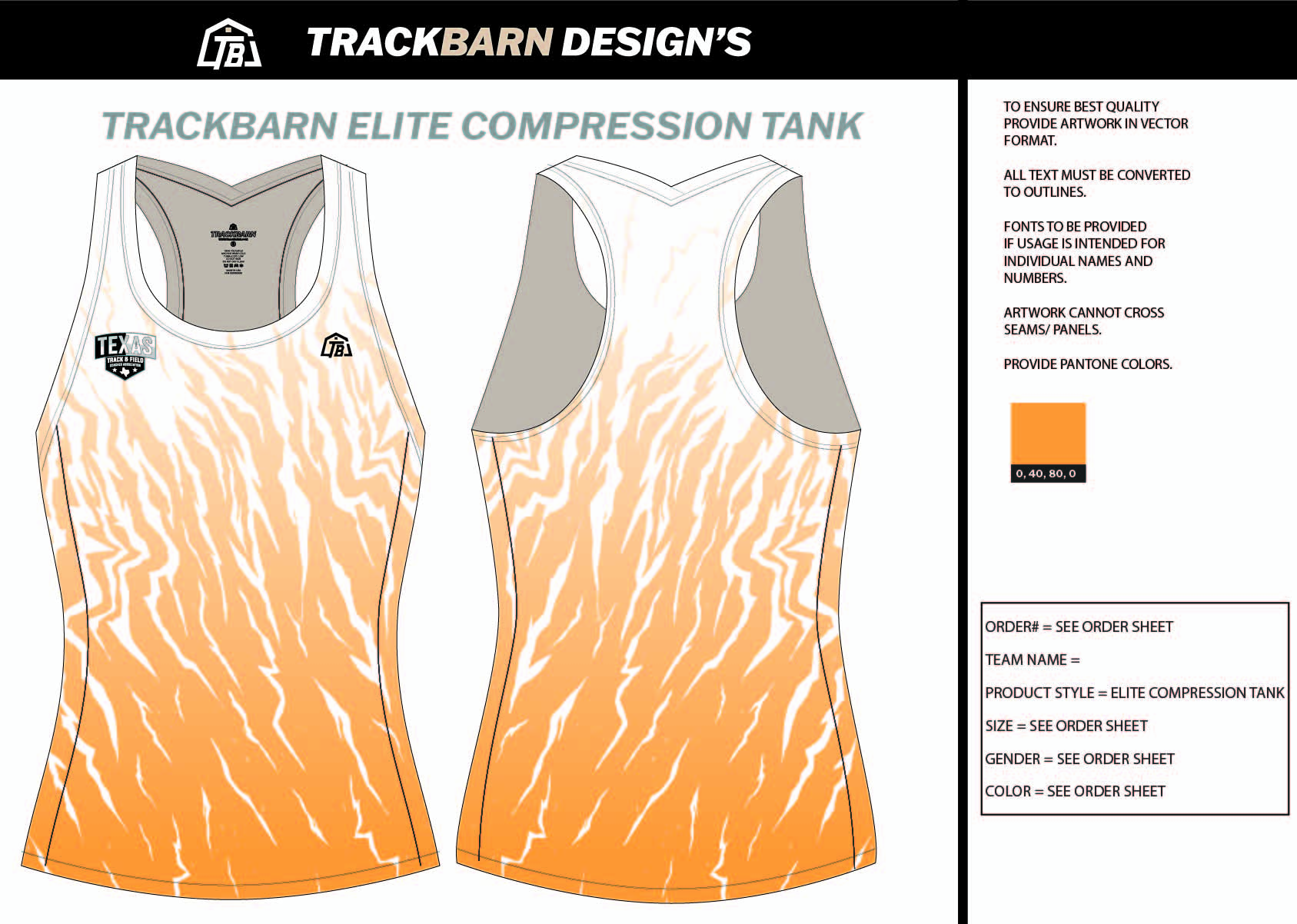 TTFCA - Womens Compression Tank - TrackBarn