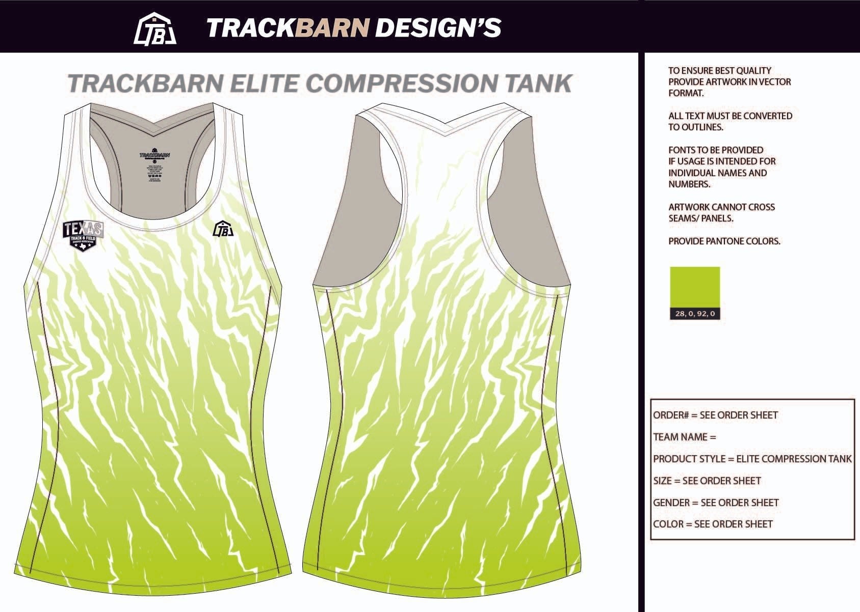 TTFCA - Womens Compression Tank - TrackBarn