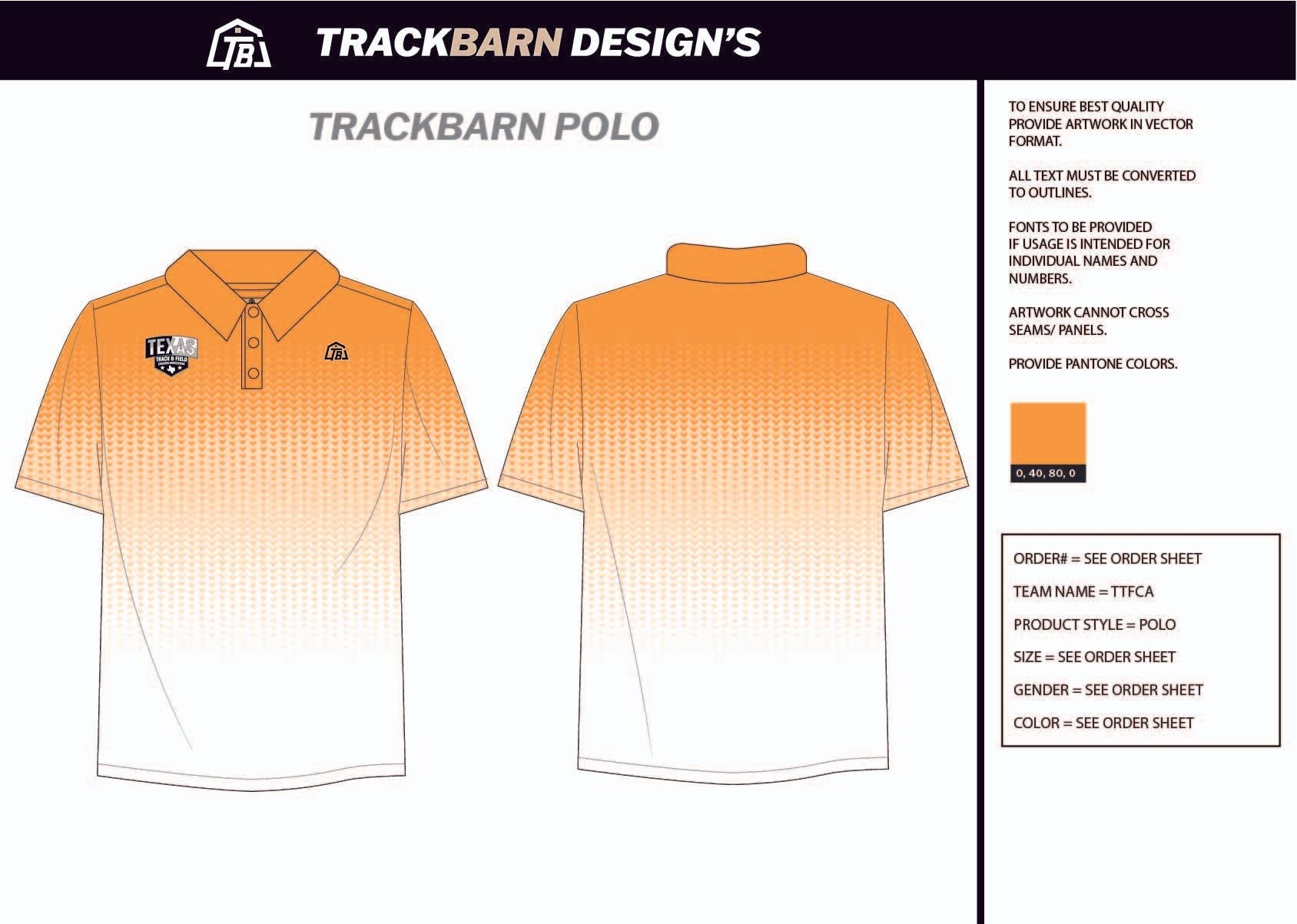 TTFCA - Womens Polo - TrackBarn