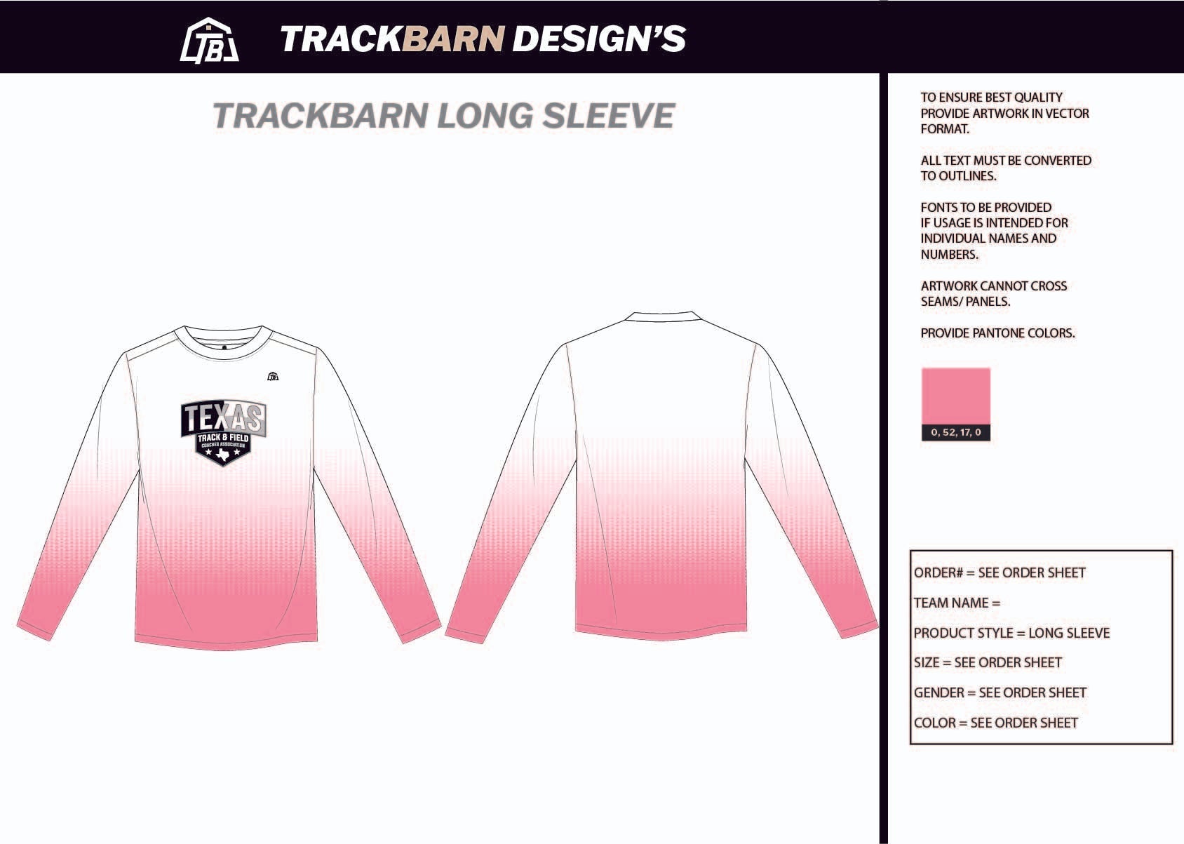 TTFCA - Womens Stretch Light LS Tee - TrackBarn