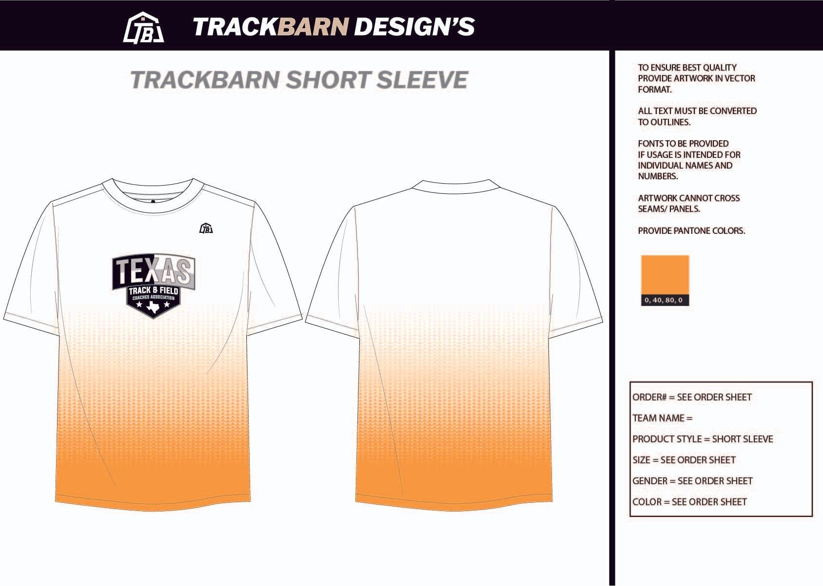 TTFCA - Womens Stretch Light Training Tee - TrackBarn