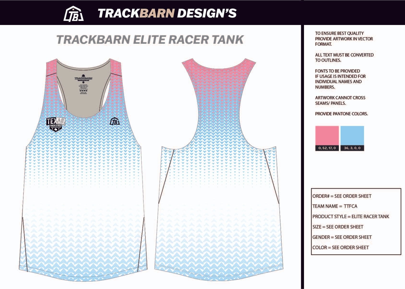 TTFCA - Youth Track Singlet - TrackBarn