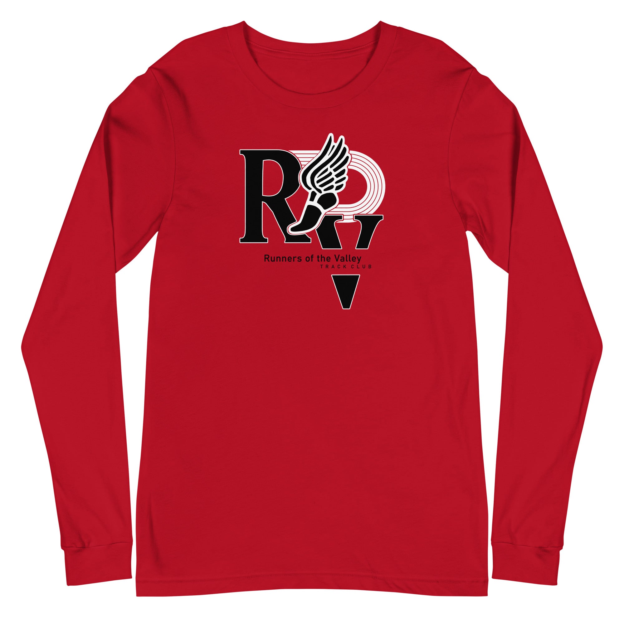 Runners of the Valley Red Unisex Long Sleeve Tee