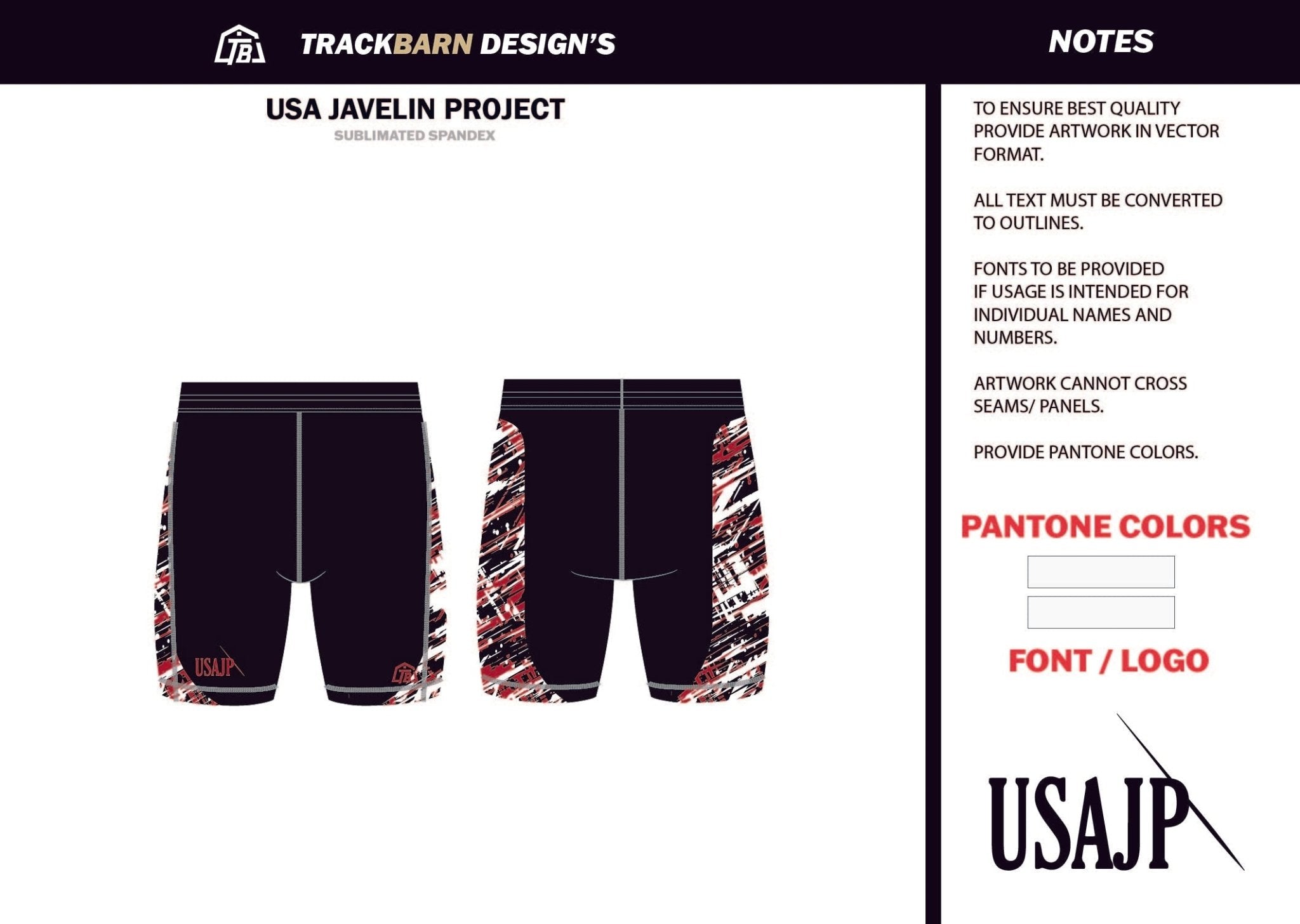 USA - Javeline - Project Mens Short Running Tight - TrackBarn