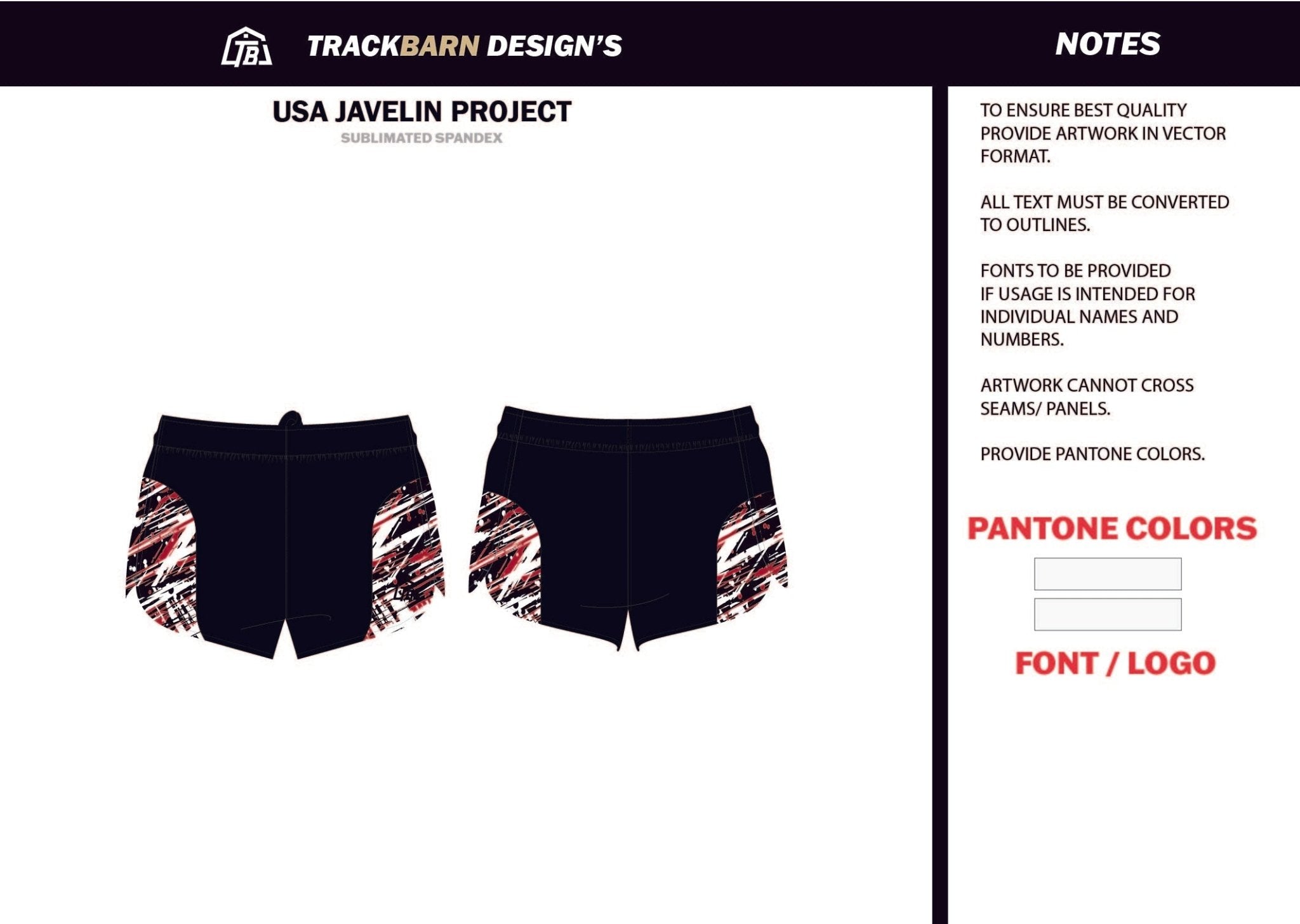 USA - Javeline - Project Womens Split Track Short - TrackBarn