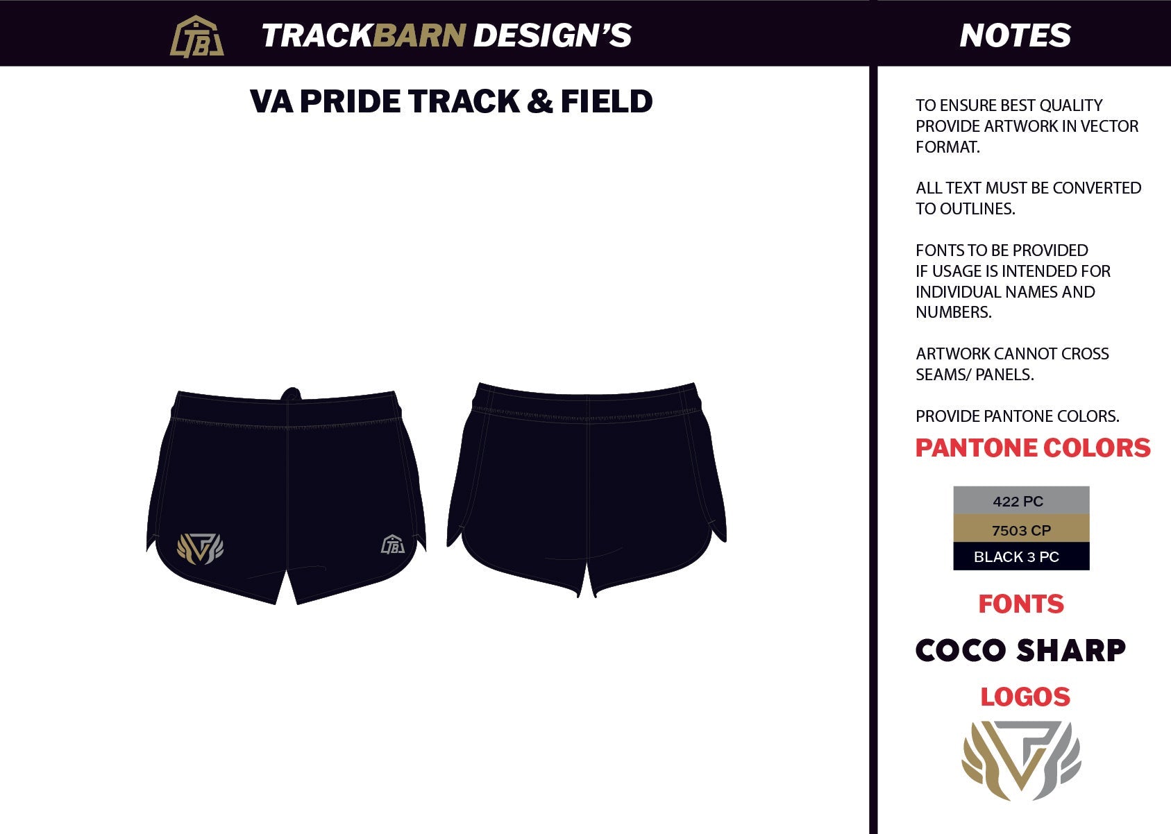 VA - Pride - Mens Split Track Short - TrackBarn