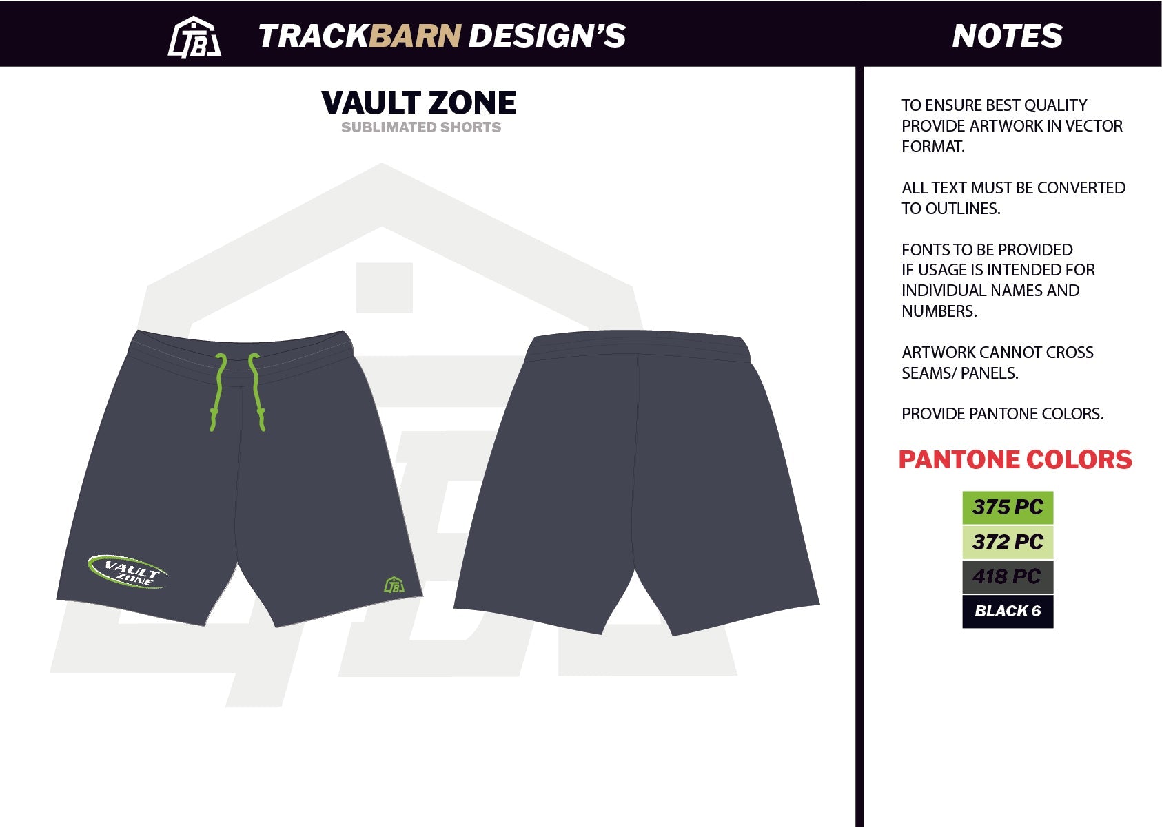 Vault - Zone - Mens Knit Shorts 9" - TrackBarn