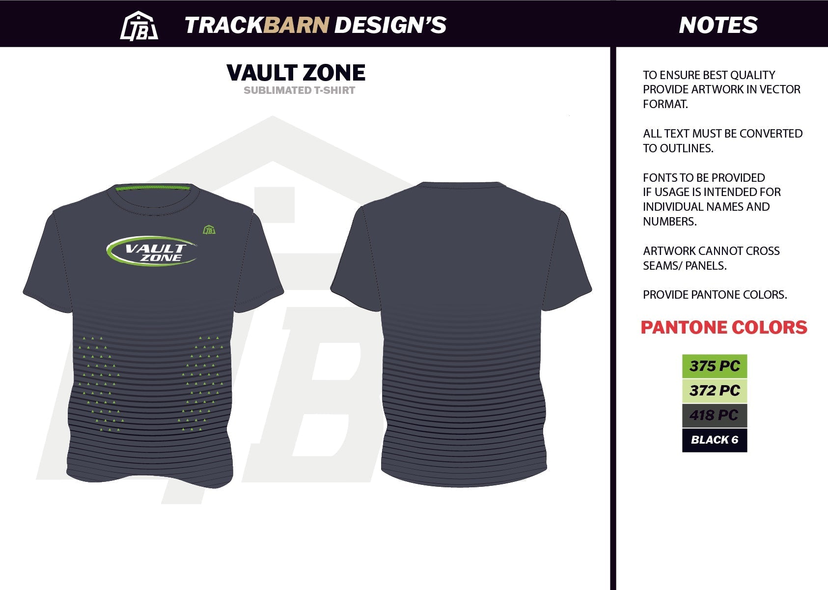 Vault - Zone - Mens Stretch Light Training Tee - TrackBarn