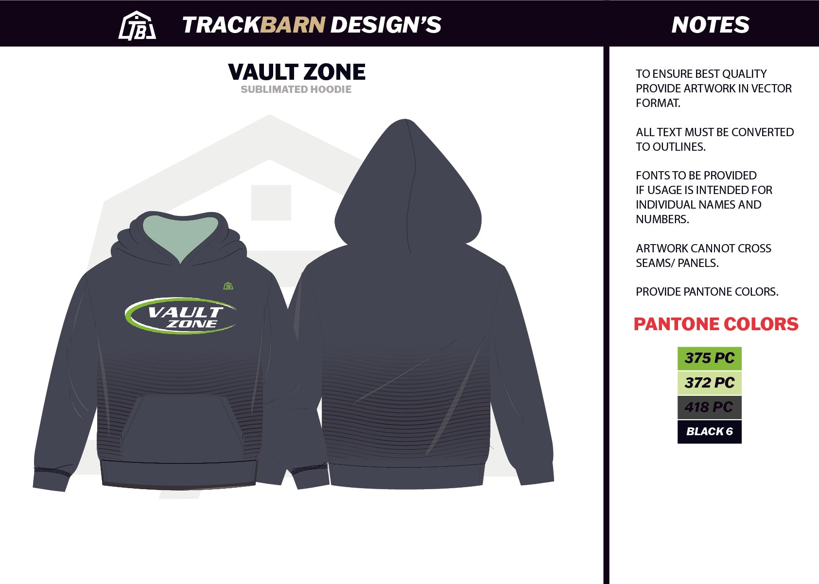 Vault - Zone - Womens Pullover Hoodie - TrackBarn