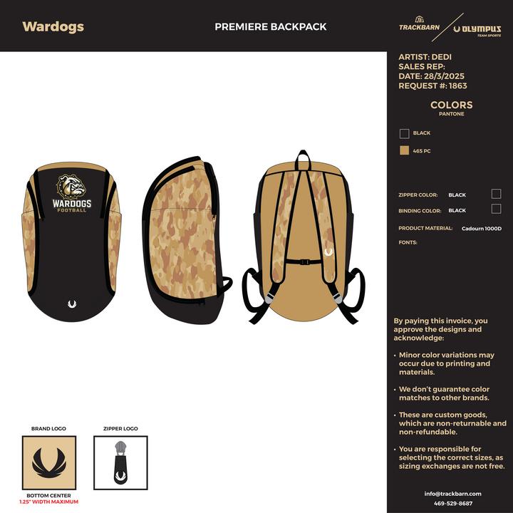 Wardogs - Premiere Backpack - Camouflage - TrackBarn