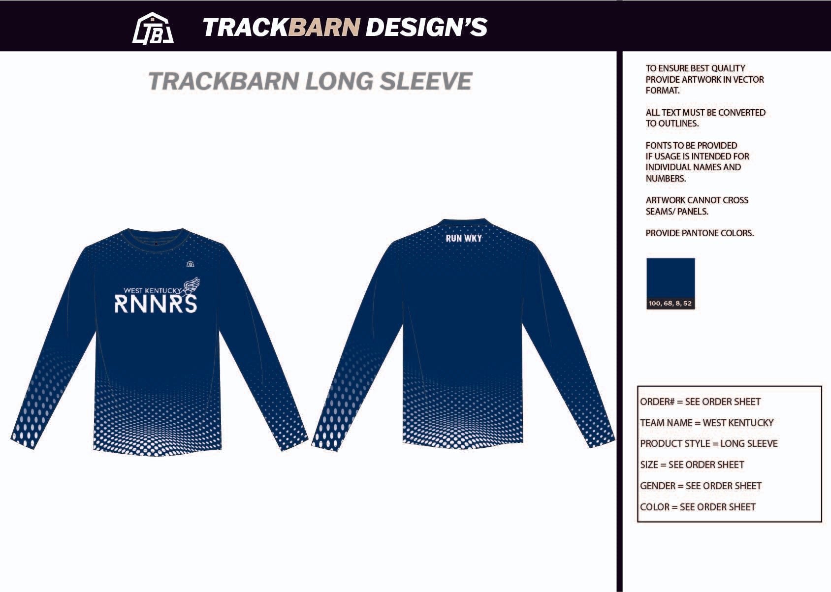 West - Kentucky - Runners Mens Stretch Light LS Tee - TrackBarn