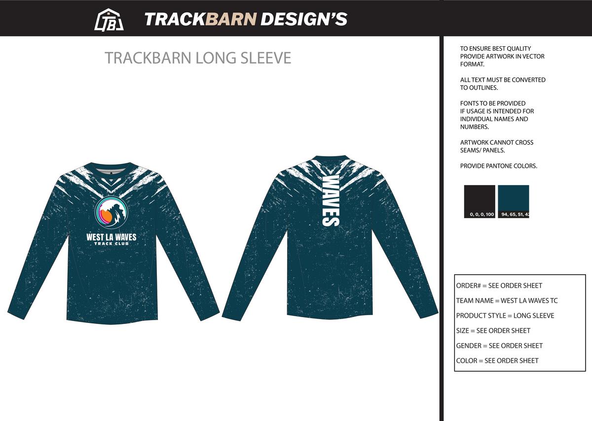 West Lake Track Club - Youth Track Singlet - Teal - TrackBarn