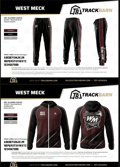 West Meck High School Team Store - TrackBarn