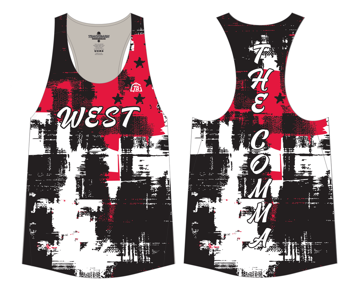 West Trojans - Youth Track Singlet - (919) - TrackBarn