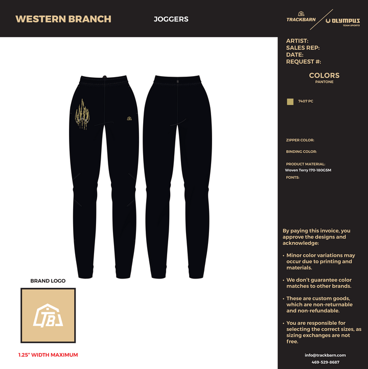 Western Branch - Youth Joggers (1159) - TrackBarn