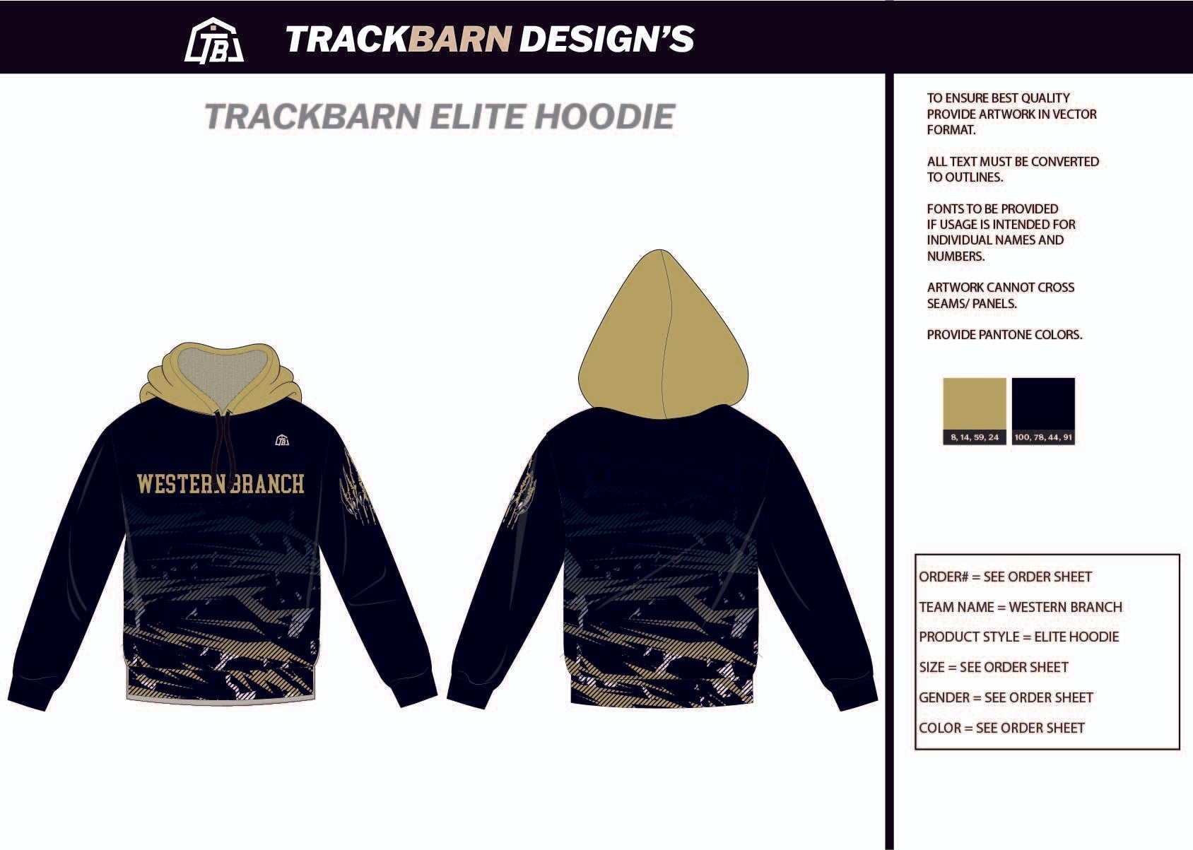 Western - Branch - Youth Pullover Hoodie - TrackBarn