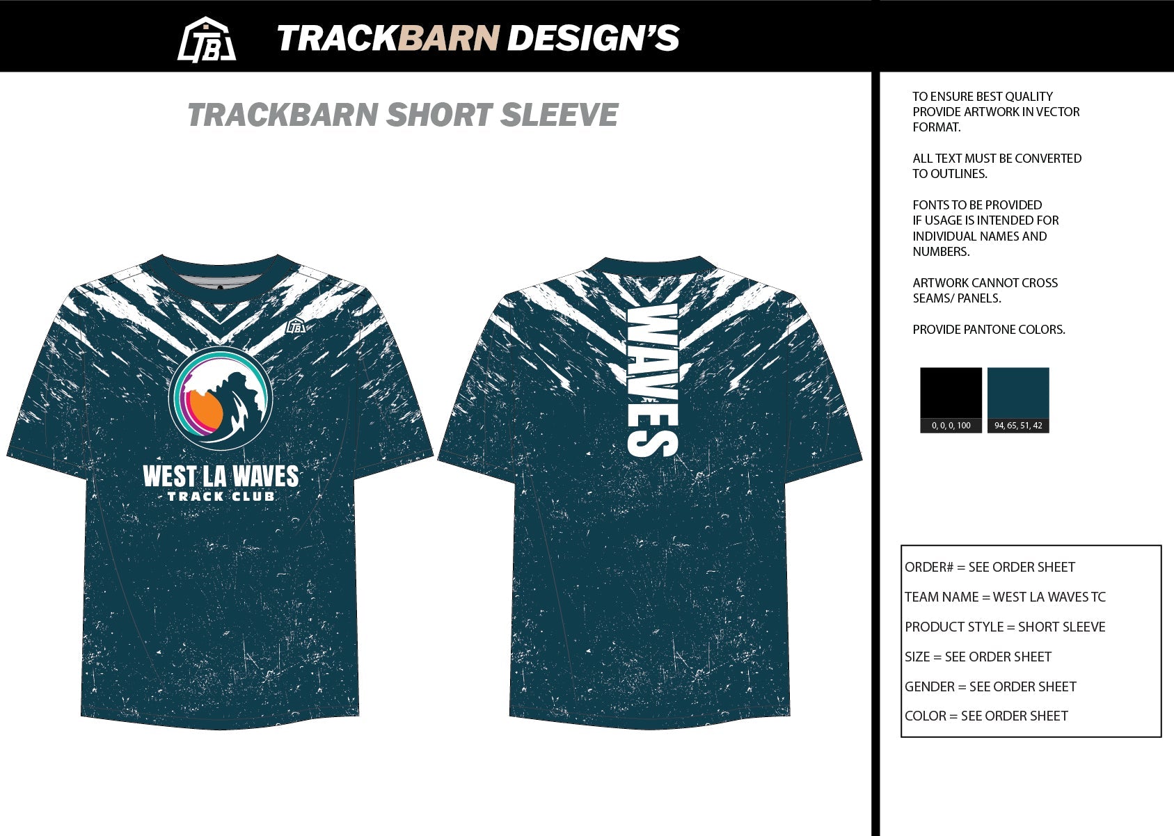 WLATC Womens Stretch Light Training Tee - TrackBarn