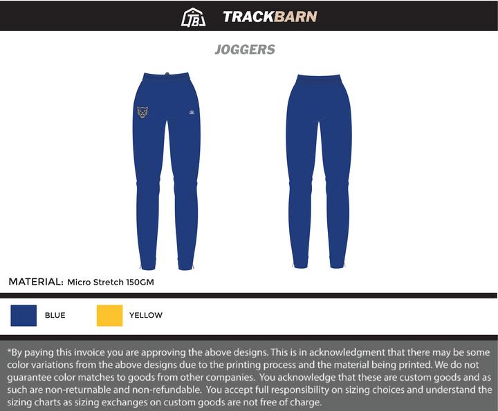 Wm Penn Panthers - Youth Joggers - Blue - TrackBarn