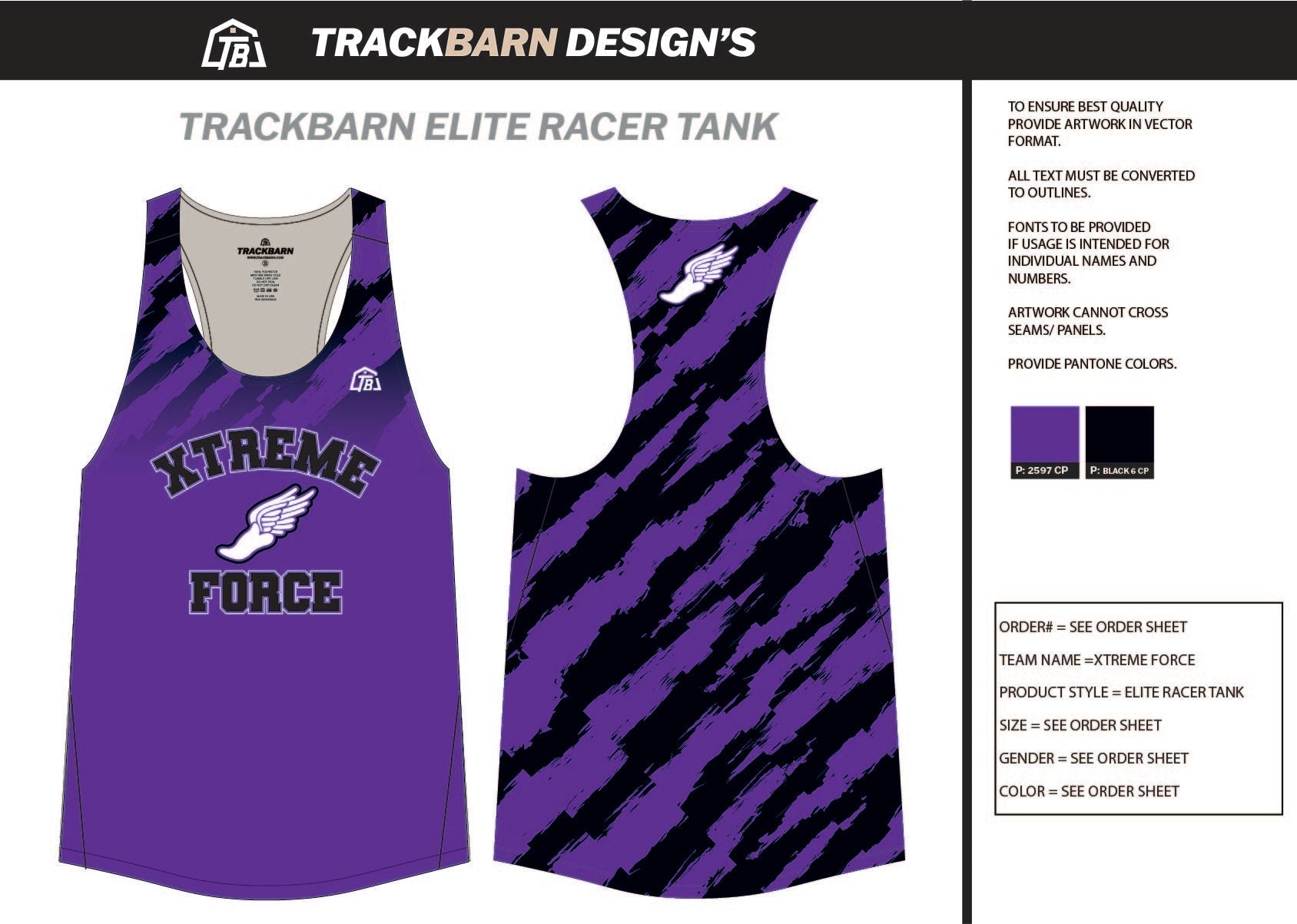 Xtreme - Force - Mens Track Singlet - TrackBarn