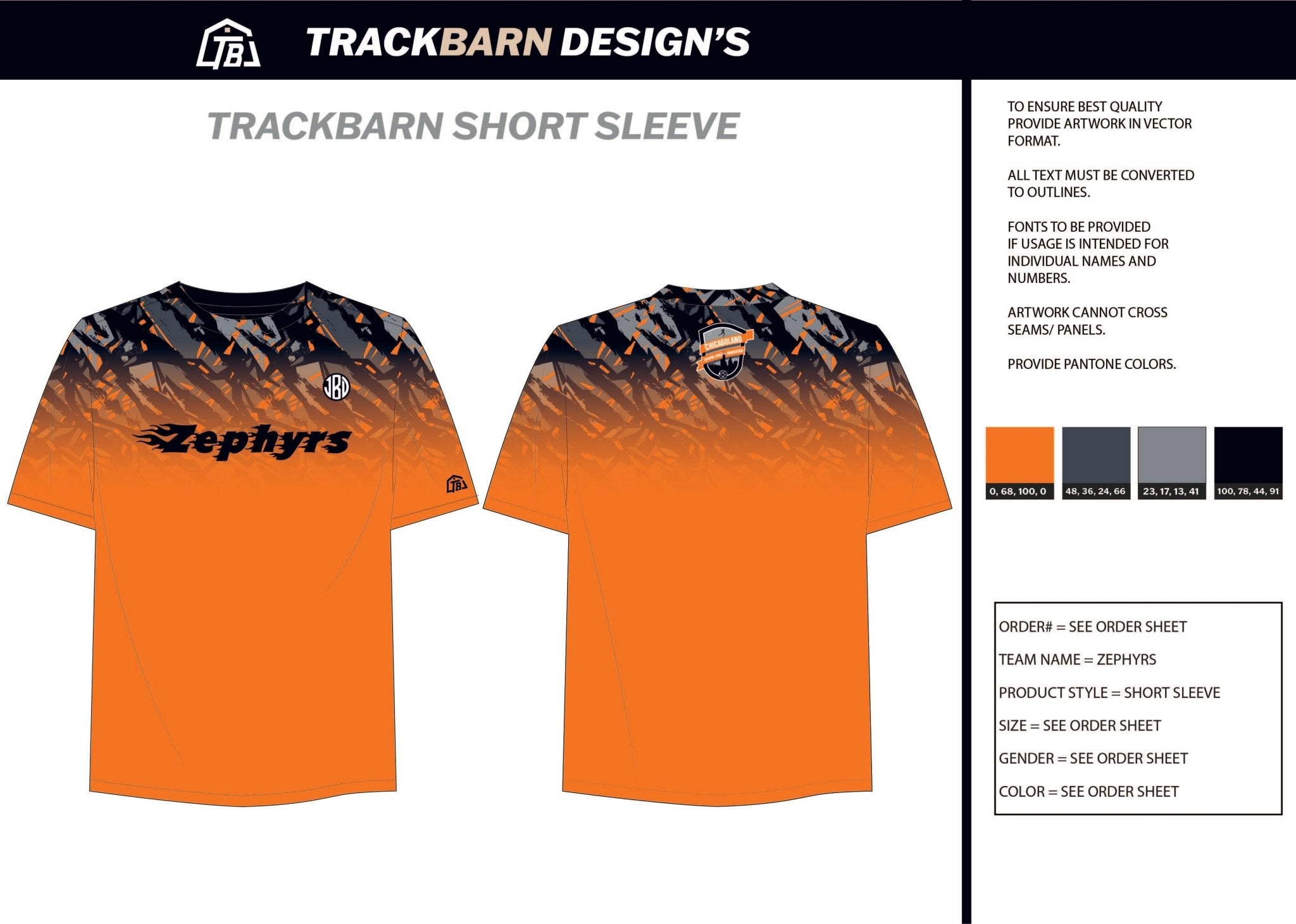 Zephyrs - TC - Womens Stretch Light Training Tee - TrackBarn