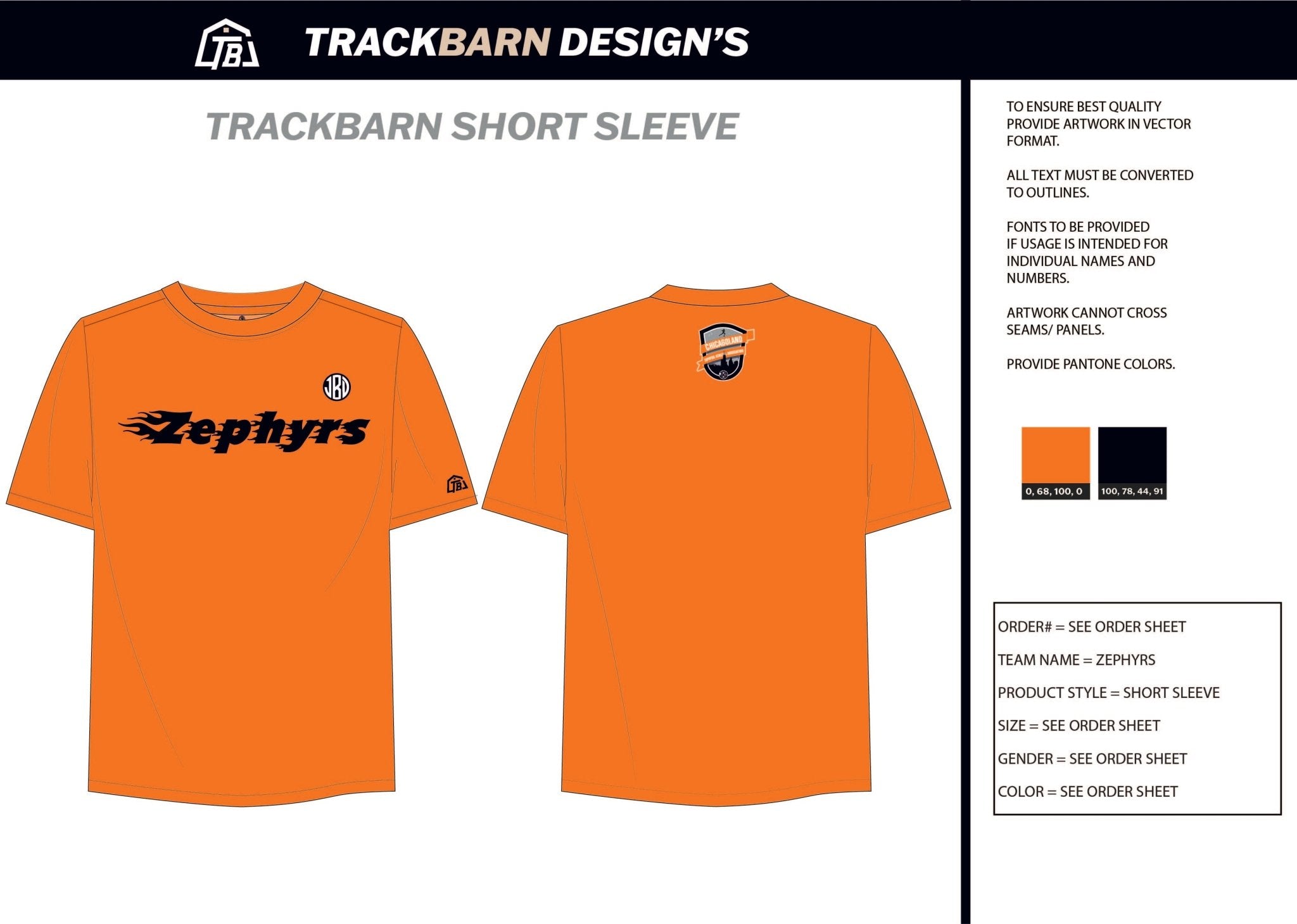 Zephyrs - TC - Womens Stretch Light Training Tee - TrackBarn