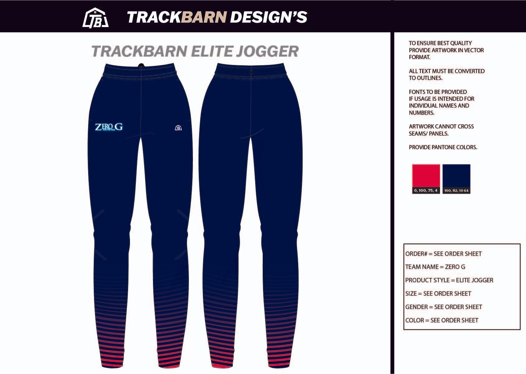 Zero - G - Adults Jogger - TrackBarn