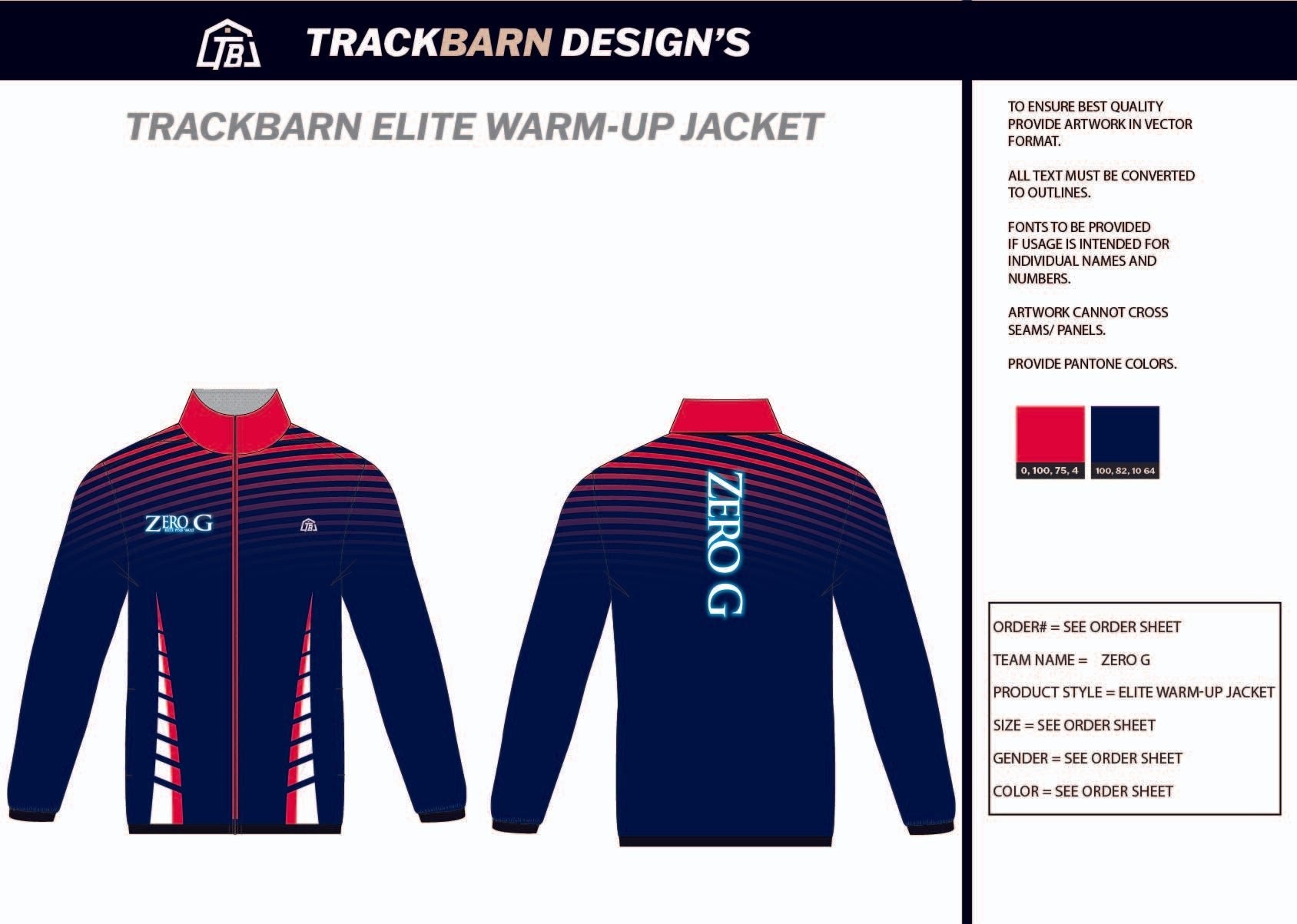 Zero - G - Mens Full Zip Jacket - TrackBarn