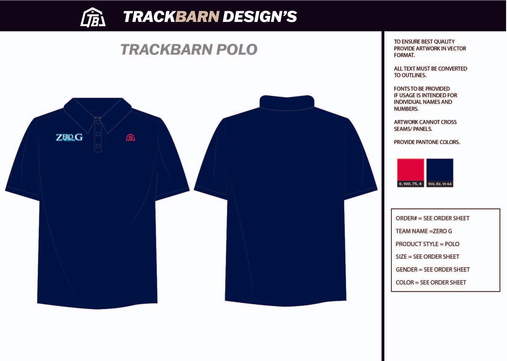 Zero - G - Mens Polo - TrackBarn