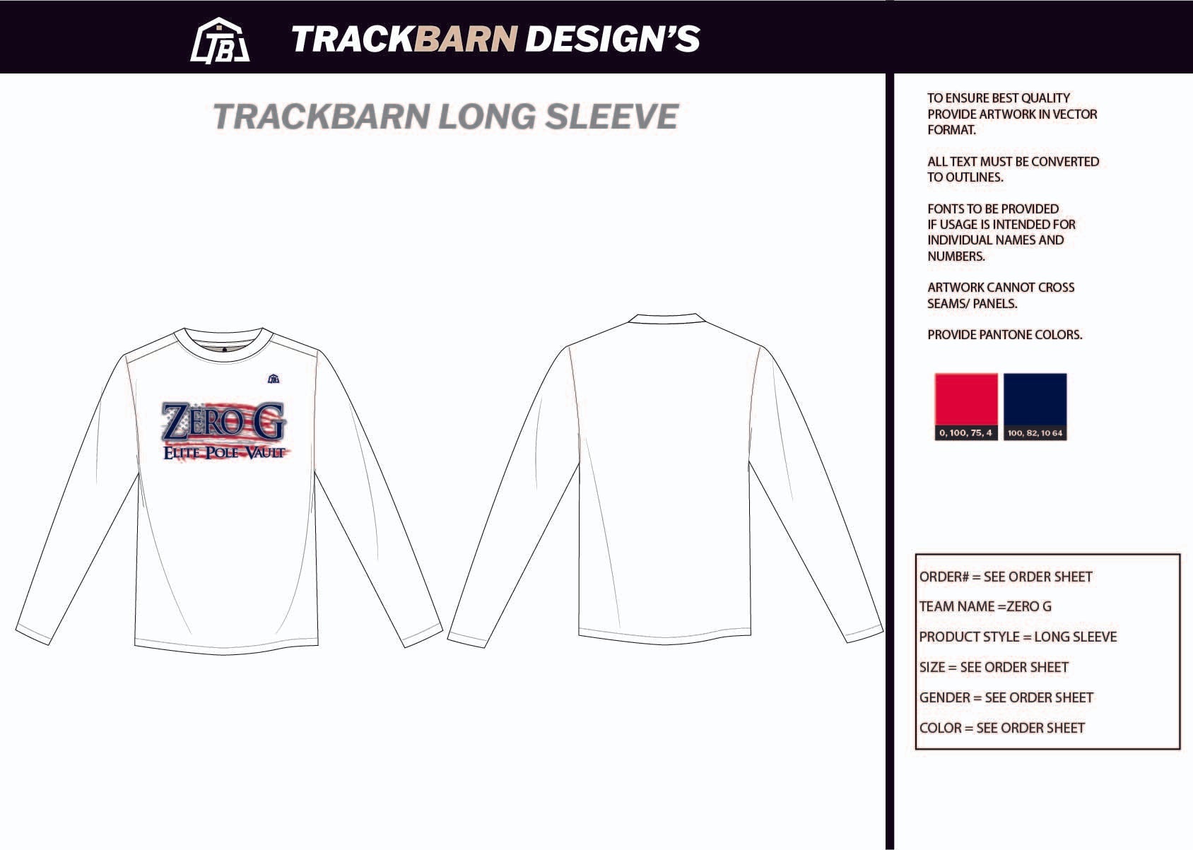 Zero - G - Mens Stretch Light LS Tee - TrackBarn