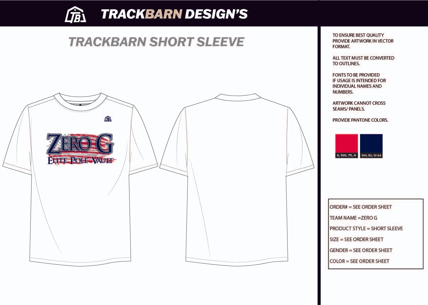 Zero - G - Mens Stretch Light Training Tee - TrackBarn