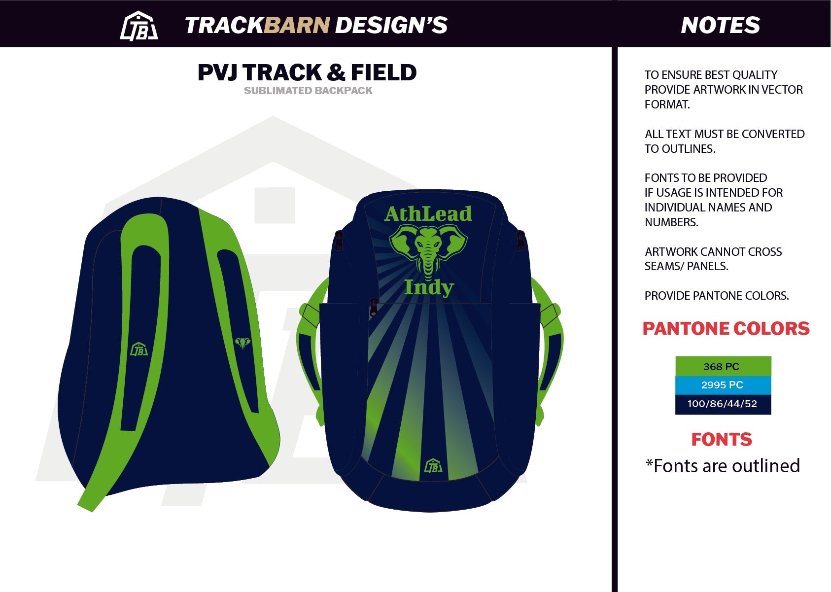 AthLead-Indy- Backpack